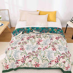 Throw Blanket | Organic Cotton 4-Layer Gauze