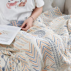 Throw Blanket | Ultra-Plush Reversible Cotton & Machine-Washable