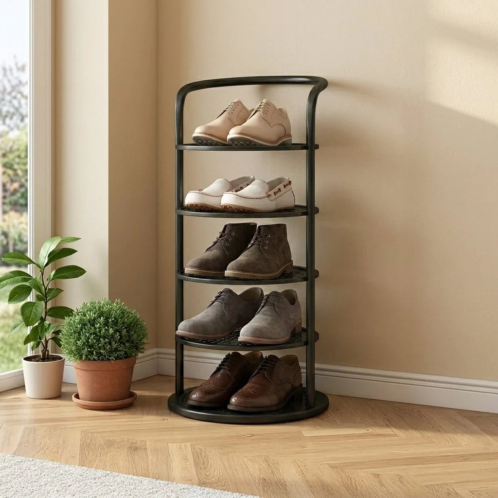 Tiered Shoe Rack | Slim & Space-Saving Metal | 5–8 Tiers