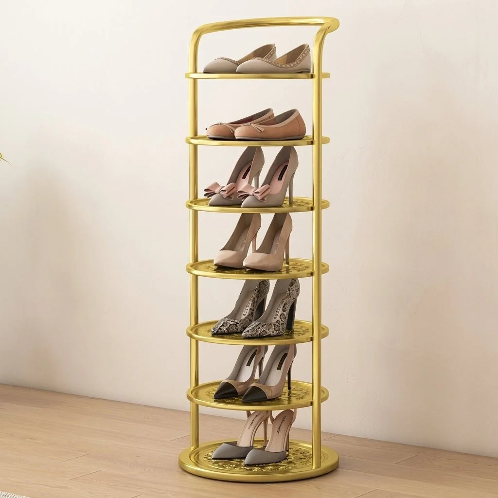 Tiered Shoe Rack | Slim & Space-Saving Metal | 5–8 Tiers