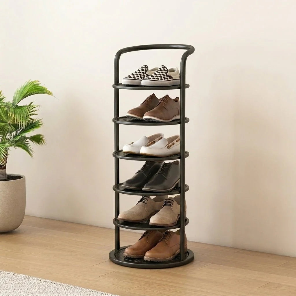 Tiered Shoe Rack | Slim & Space-Saving Metal | 5–8 Tiers