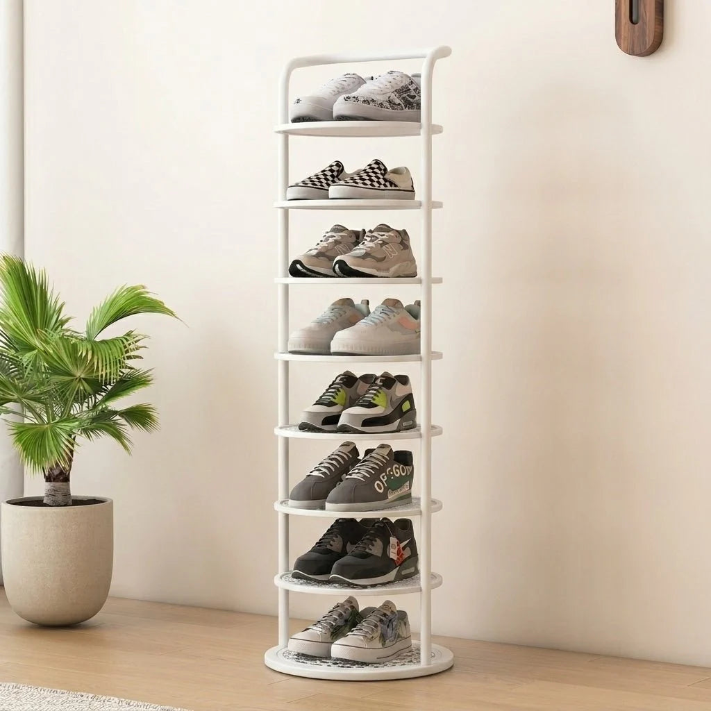 Tiered Shoe Rack | Slim & Space-Saving Metal | 5–8 Tiers