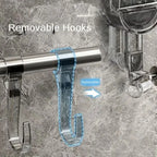 Towel Rack | Telescopic Stainless Steel & Suction Cups | 60-120 cm