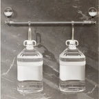 Towel Rack | Telescopic Stainless Steel & Suction Cups | 60-120 cm