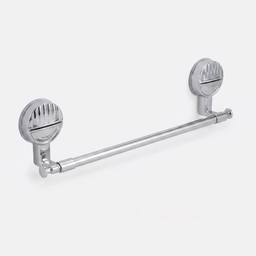 Towel Rack | Telescopic Stainless Steel & Suction Cups | 60-120 cm