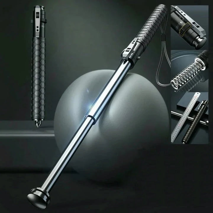 Trekking Pole | Automatic Quick-Deploy & Anti-Slip Handle | Compact
