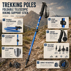 Trekking Pole | Foldable & Telescopic 7075 Aluminum