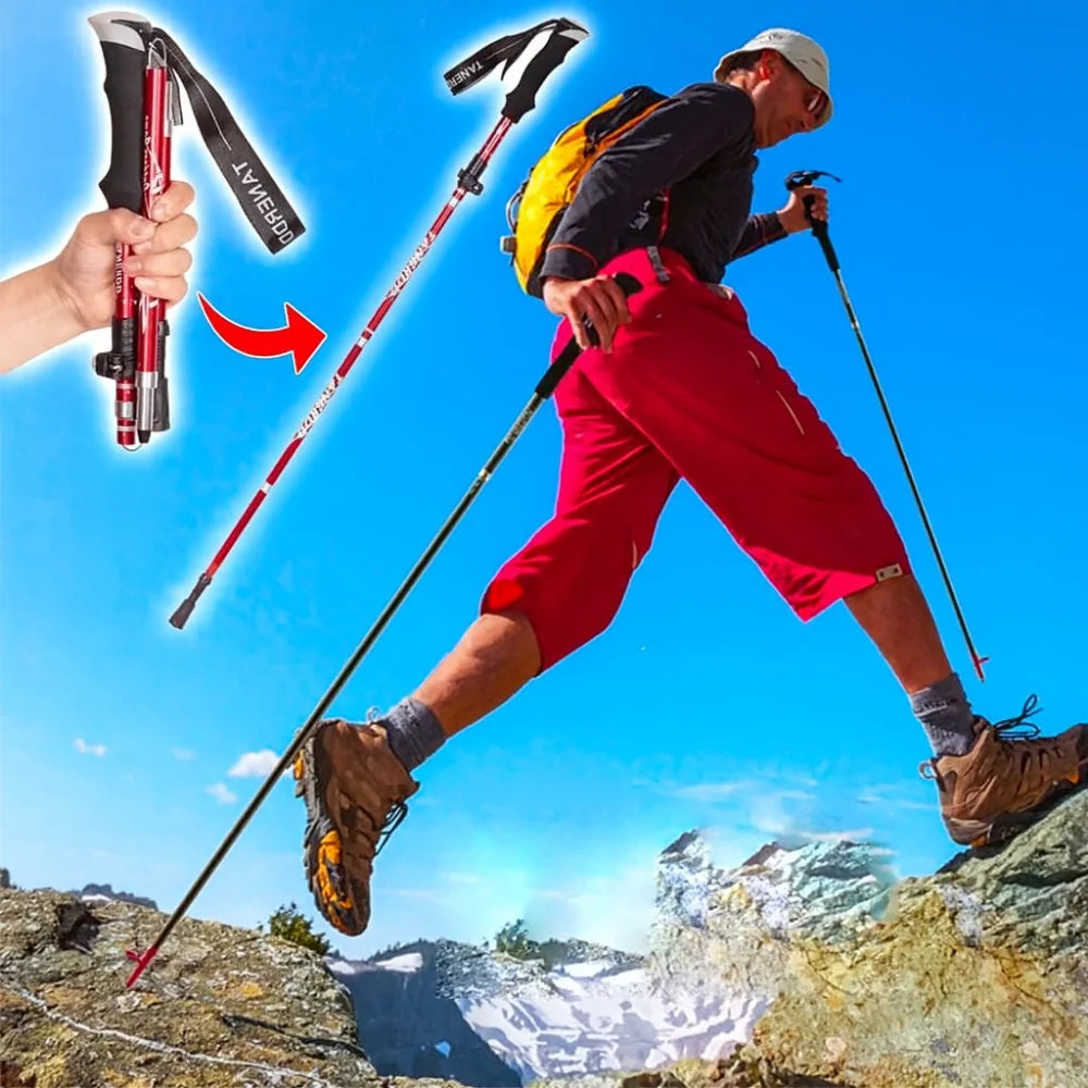 Trekking Pole | Quick-Lock Telescopic & Foldable | 30/36 cm