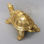 Turtle Sculpture | Handmade Brass Lucky Charm | Multiple Sizes