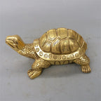 Turtle Sculpture | Handmade Brass Lucky Charm | Multiple Sizes