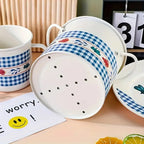 Utensil Holder | Cast Iron Enamel & Divider Lid