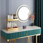 Vanity Organizer | Double-Layer Gold Metal Finish