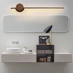 Vanity Wall Lamp | Nordic Linear Wood & Metal
