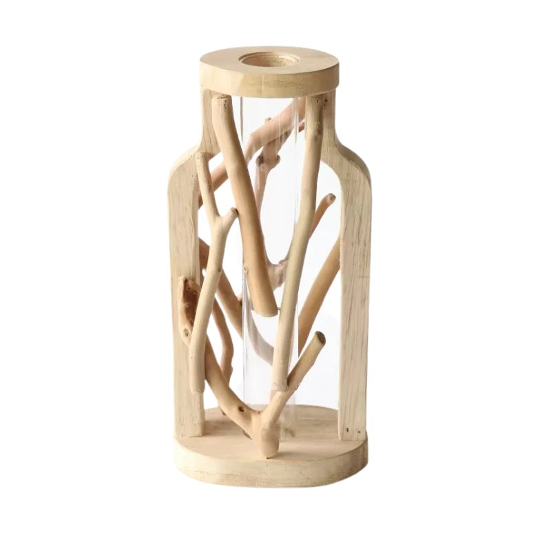 Vase | Branch-Inspired Bamboo & Wood