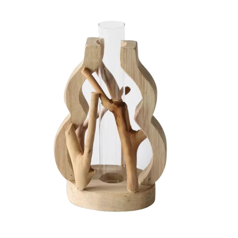 Vase | Branch-Inspired Bamboo & Wood