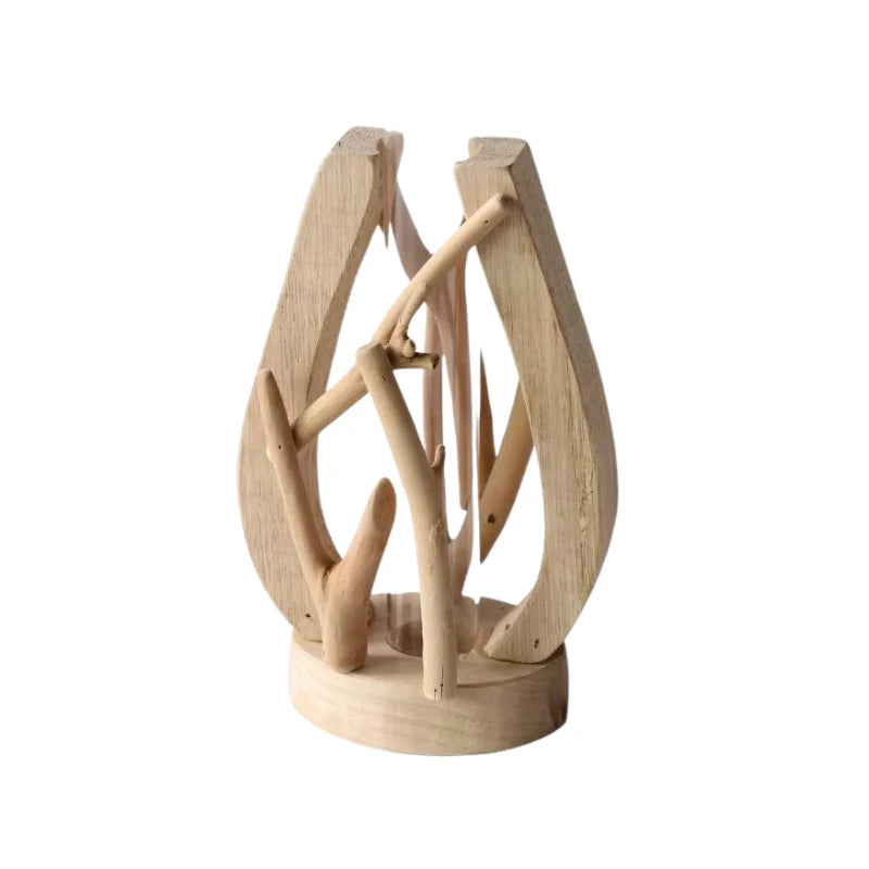 Vase | Branch-Inspired Bamboo & Wood