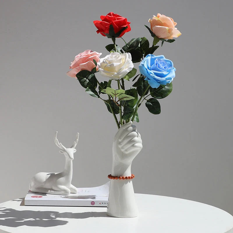 Vase | Ceramic Sculptural Accent | 23.5 cm Height