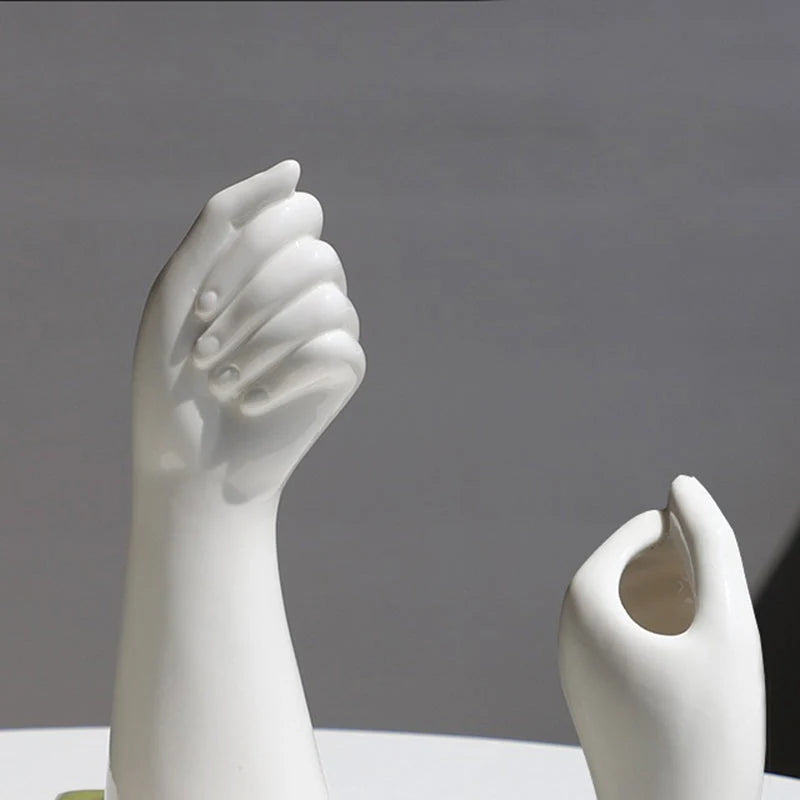 Vase | Ceramic Sculptural Accent | 23.5 cm Height