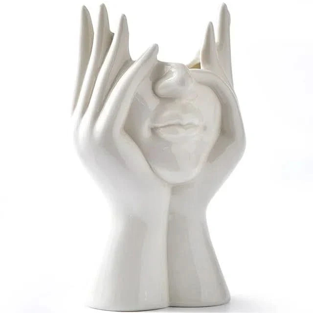 Vase | Sculptural Ceramic Finish | Medium & Large