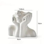 Vase | Sculptural Ceramic Finish | Medium & Large