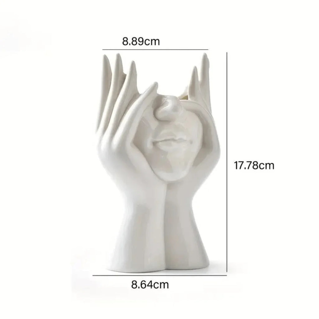 Vase | Sculptural Ceramic Finish | Medium & Large