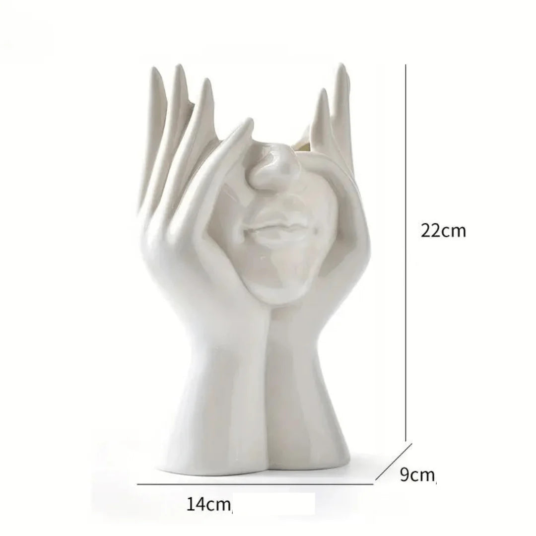 Vase | Sculptural Ceramic Finish | Medium & Large