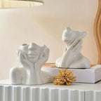 Vase | Sculptural Ceramic Finish | Medium & Large
