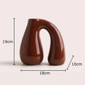 Vase | Sculptural N-Shaped Ceramic | Medium
