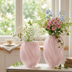 Vase | Sculptural Ribbed Glass | Handblown