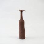 Vase Set | Hand-Formed & Textured Earth Tones | 5-Piece
