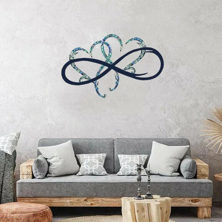 Wall Art | Metal Infinity Heart | 30 x 25 & 40 x 35 cm