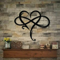 Wall Art | Metal Infinity Heart | 30 x 25 & 40 x 35 cm