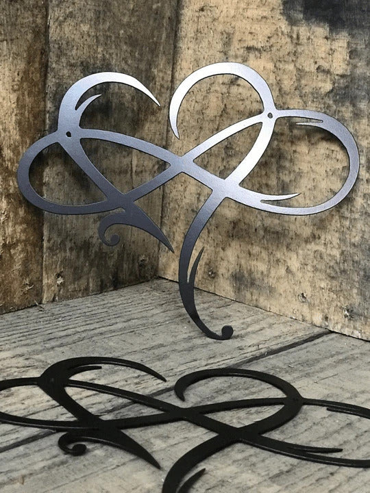 Wall Art | Metal Infinity Heart | 30 x 25 & 40 x 35 cm