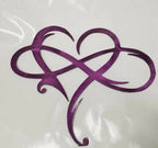 Wall Art | Metal Infinity Heart | 30 x 25 & 40 x 35 cm