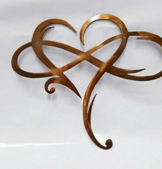 Wall Art | Metal Infinity Heart | 30 x 25 & 40 x 35 cm
