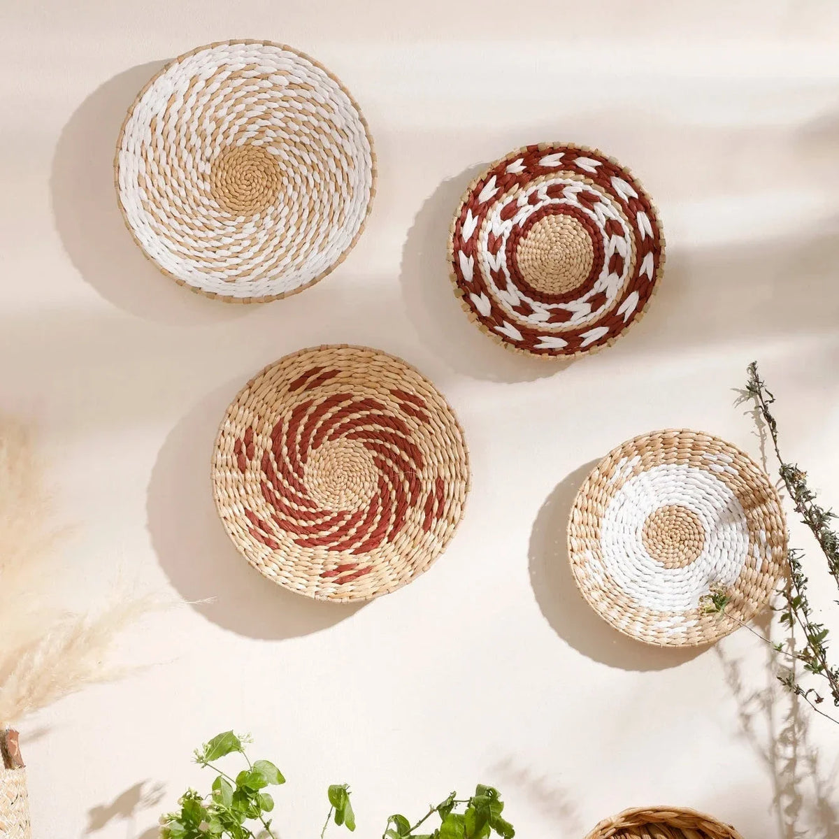 Wall Art Set | Handwoven Seagrass & Easy To Hang