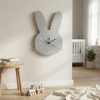 Wall Clock | Bunny Silhouette & Silent Quartz Movement