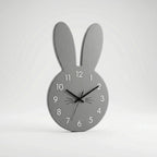 Wall Clock | Bunny Silhouette & Silent Quartz Movement