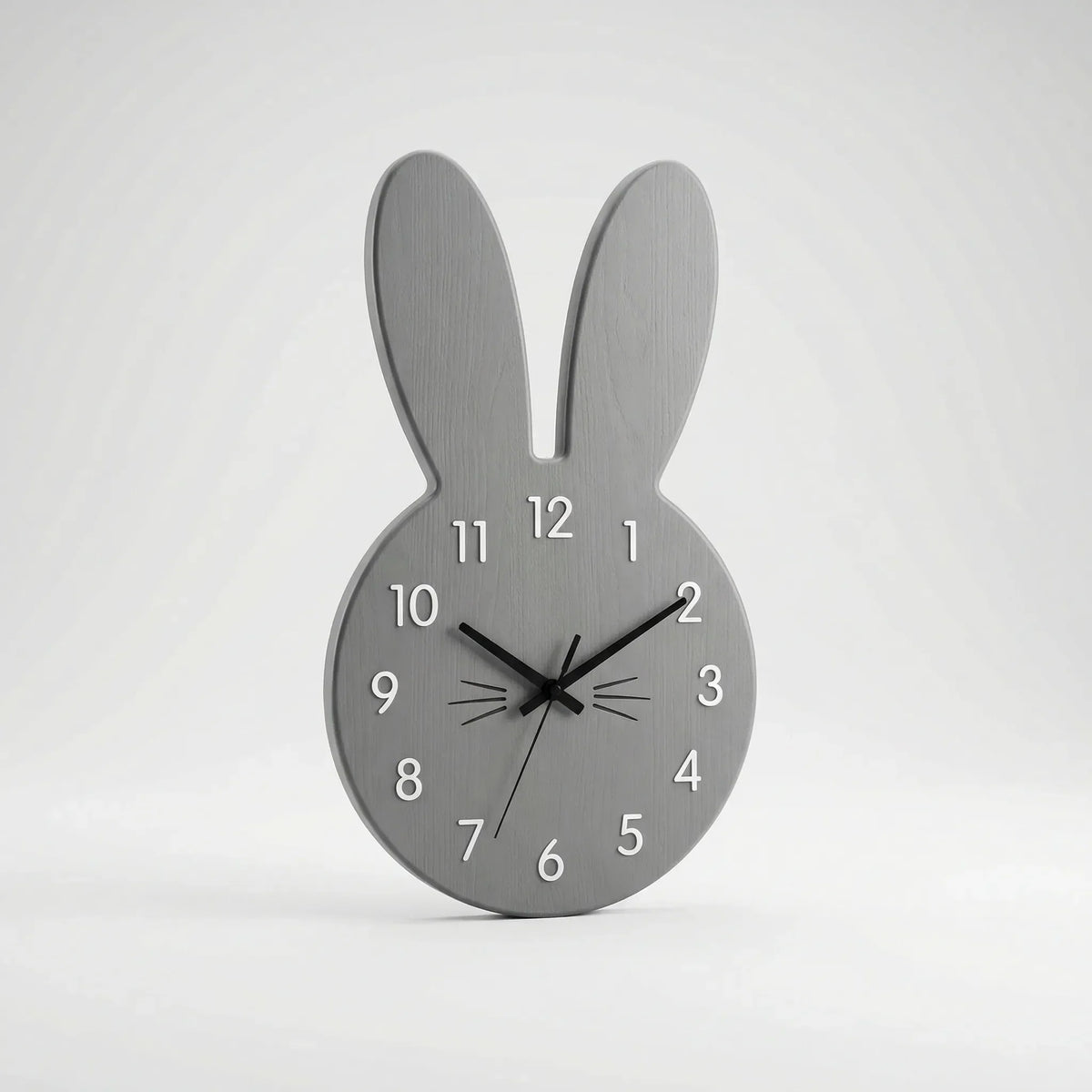 Wall Clock | Bunny Silhouette & Silent Quartz Movement