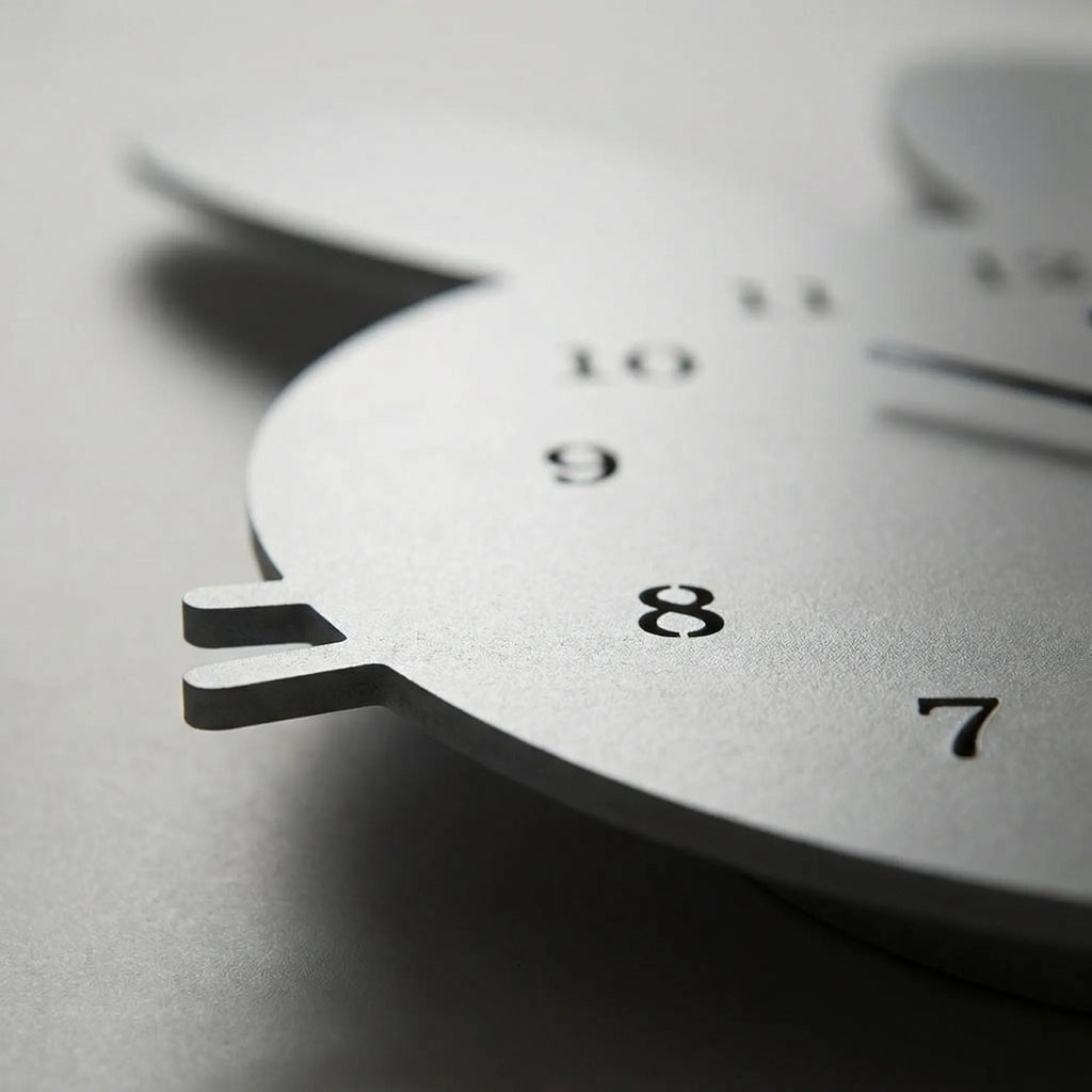 Wall Clock | Bunny Silhouette & Silent Quartz Movement