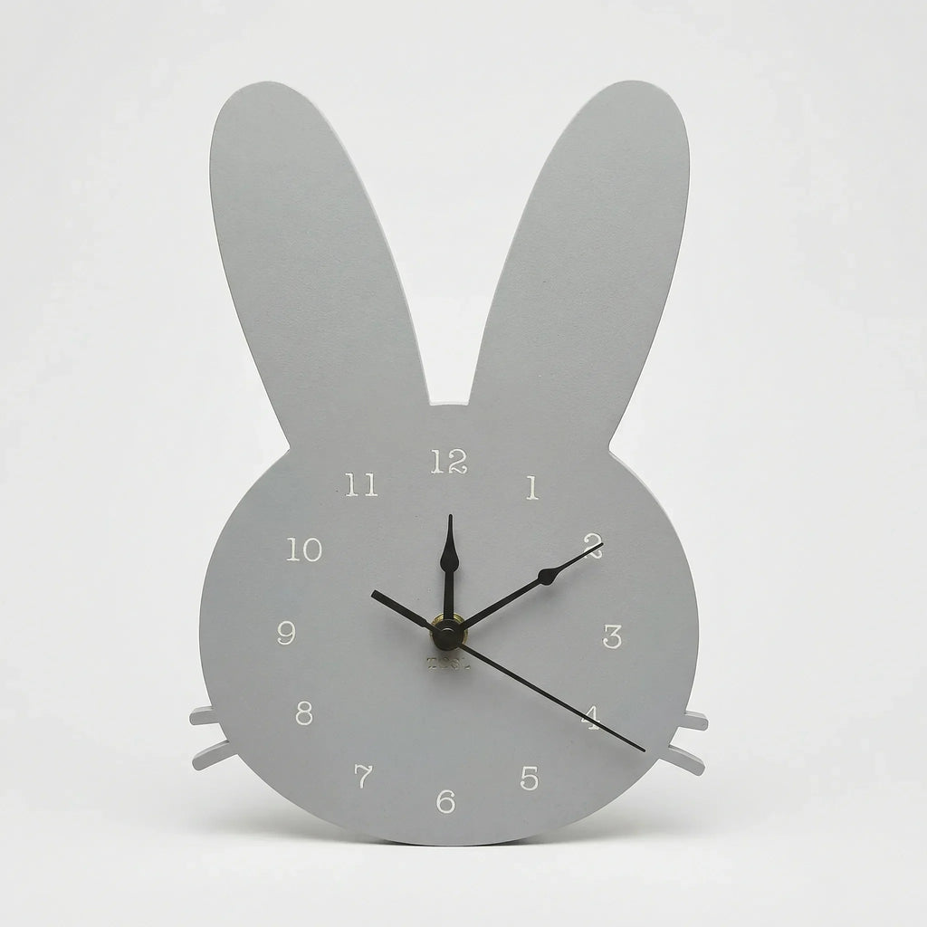 Wall Clock | Bunny Silhouette & Silent Quartz Movement