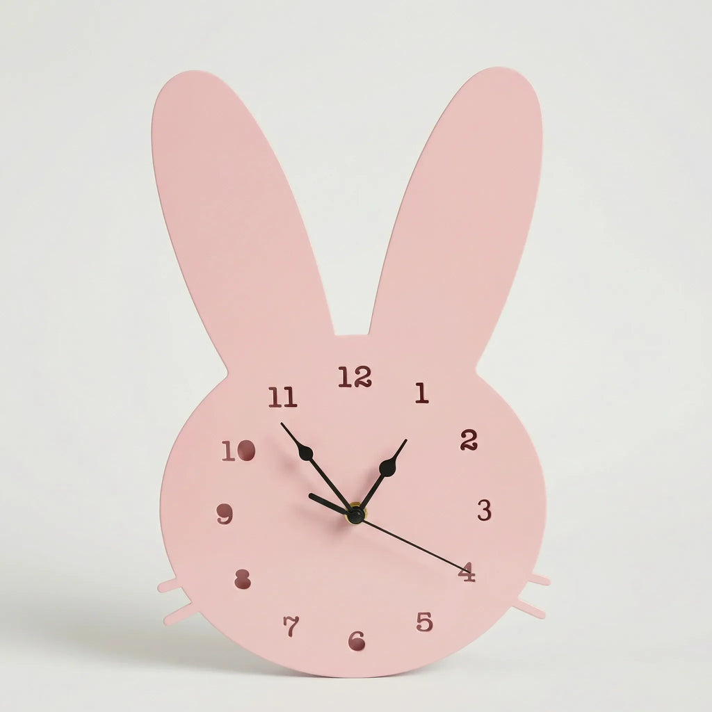 Wall Clock | Bunny Silhouette & Silent Quartz Movement