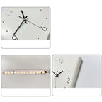 Wall Clock | Double-Sided Square & Silent | Battery-Operated