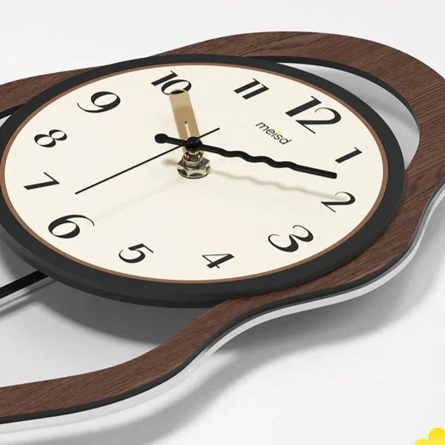 Wall Clock | Elongated Acrylic & Silent Operation