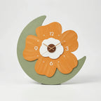 Wall Clock | Floral Wall Art & Silent Movement | 30 x 30 & 40 x 40 cm