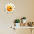 Wall Clock | Fried Egg Design & Silent Movement | 30 x 30 cm