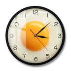 Wall Clock | Fried Egg Design & Silent Movement | 30 x 30 cm