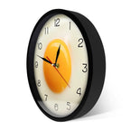 Wall Clock | Fried Egg Design & Silent Movement | 30 x 30 cm