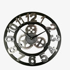 Wall Clock | Gear-Inspired Digital Display | 30/40 cm