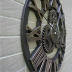 Wall Clock | Gear-Inspired Digital Display | 30/40 cm
